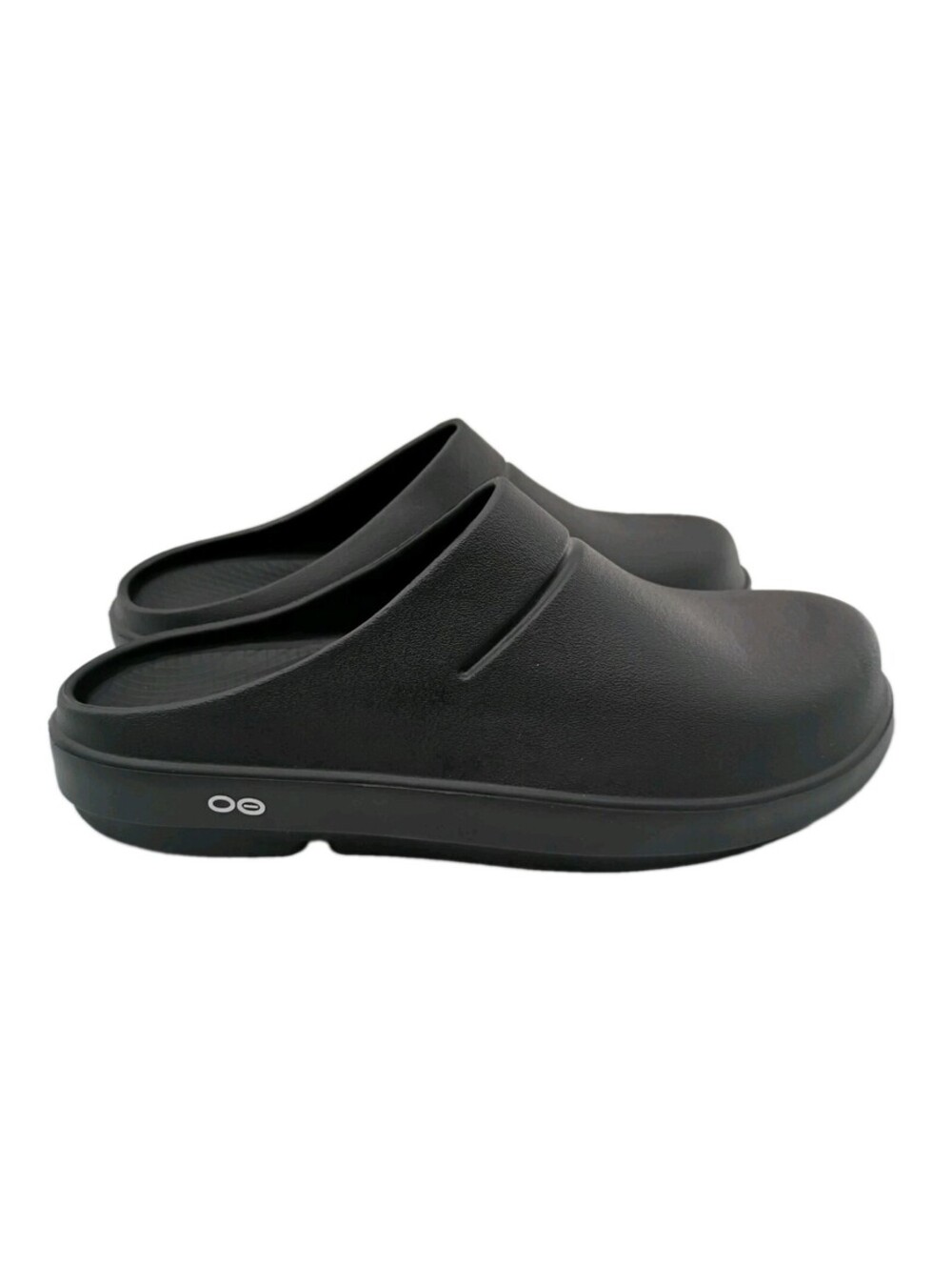 Oofos OOcloog Luxe Recovery Shoes Mens 11 Black Casual Classic Slip On Womens 13